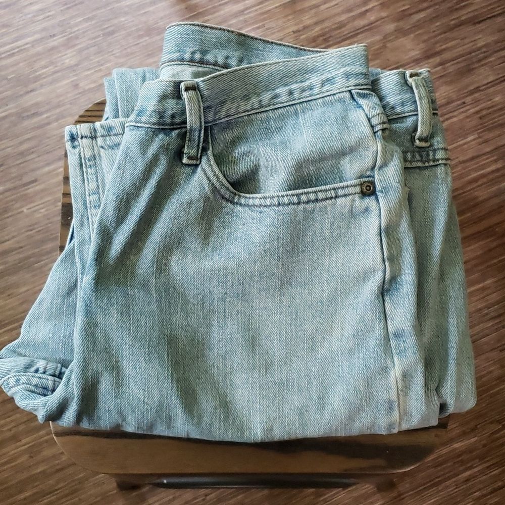 Lee Riders Women's Basic Blue Denim Jeans, 5 Pocket, Straight Leg, Size 14 Long